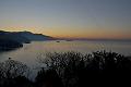 il golfo di salerno all'alba